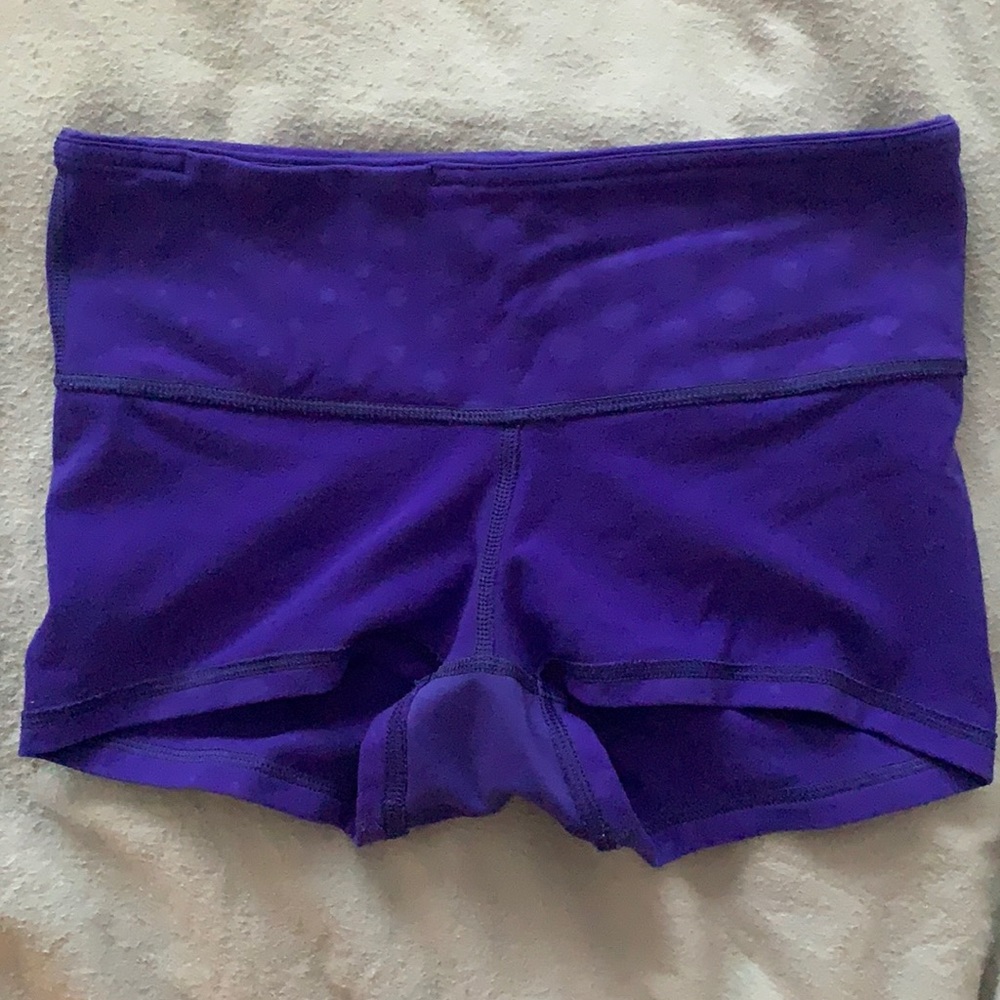 Purple lulu lemon shorts